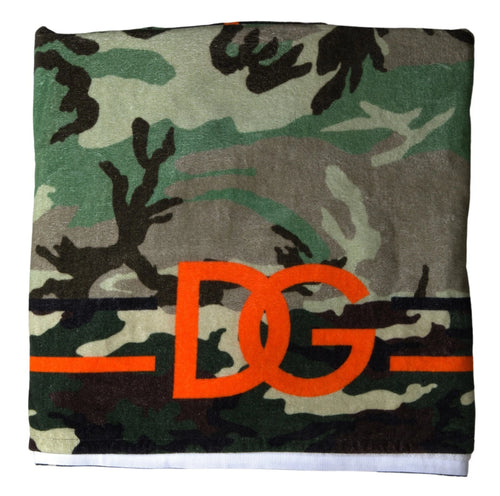 Dolce & Gabbana Multicolor Printed Cotton Wrap Shawl Scarf - ClickThatClicks 