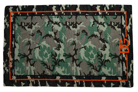 Dolce & Gabbana Multicolor Printed Cotton Wrap Shawl Scarf - ClickThatClicks 