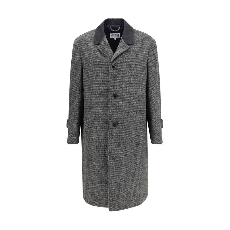 Margiela Gray Fleece Wool Coat