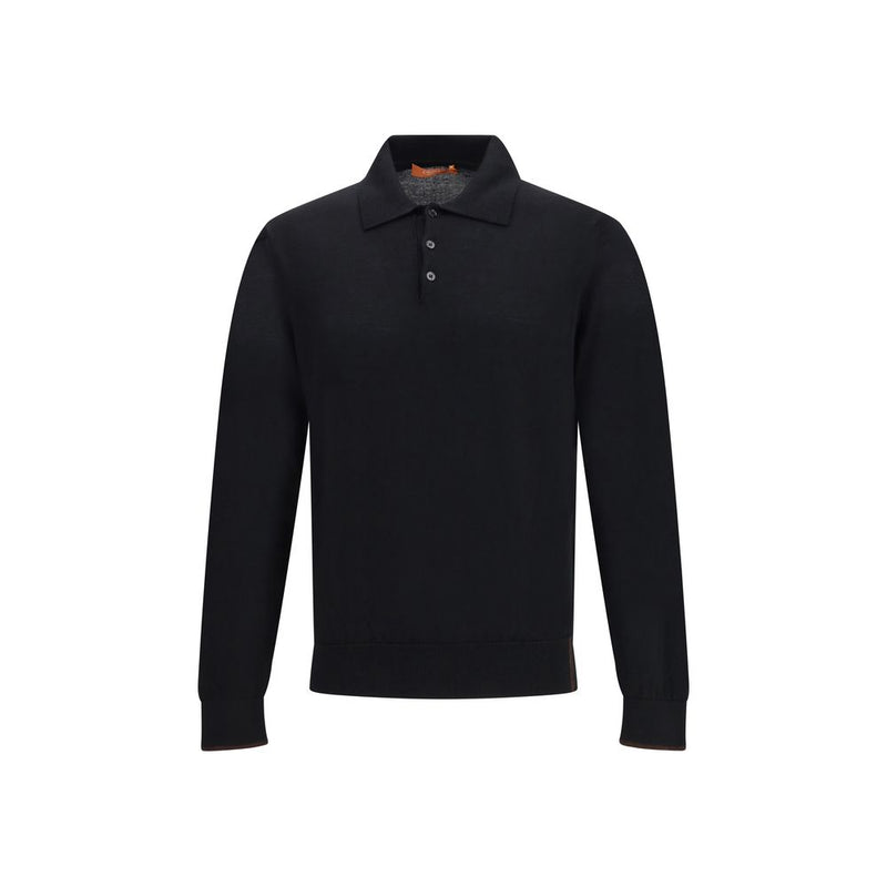 Cruna Black Wool Sweatshirt