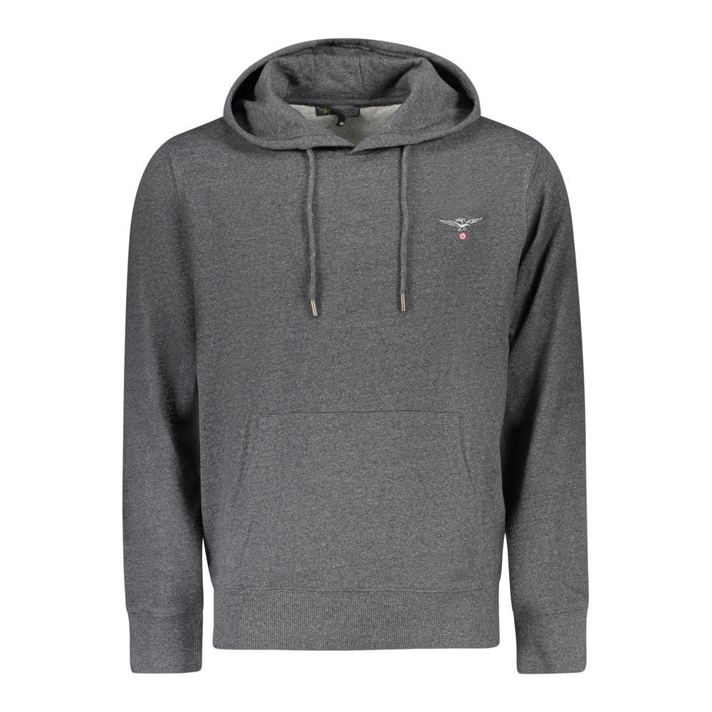 Accademia Militare Grigio Cotton Men's Hoodie - ClickThatClicks 