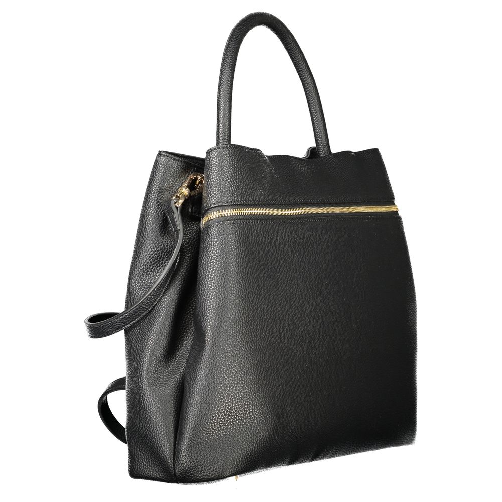 Twinset Black Polyurethane Women's Tote Bag - ClickThatClicks 