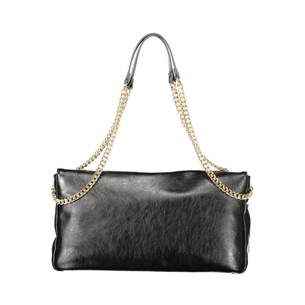 Twinset Nero Poliuretano Woman Shoulder Bag - ClickThatClicks 
