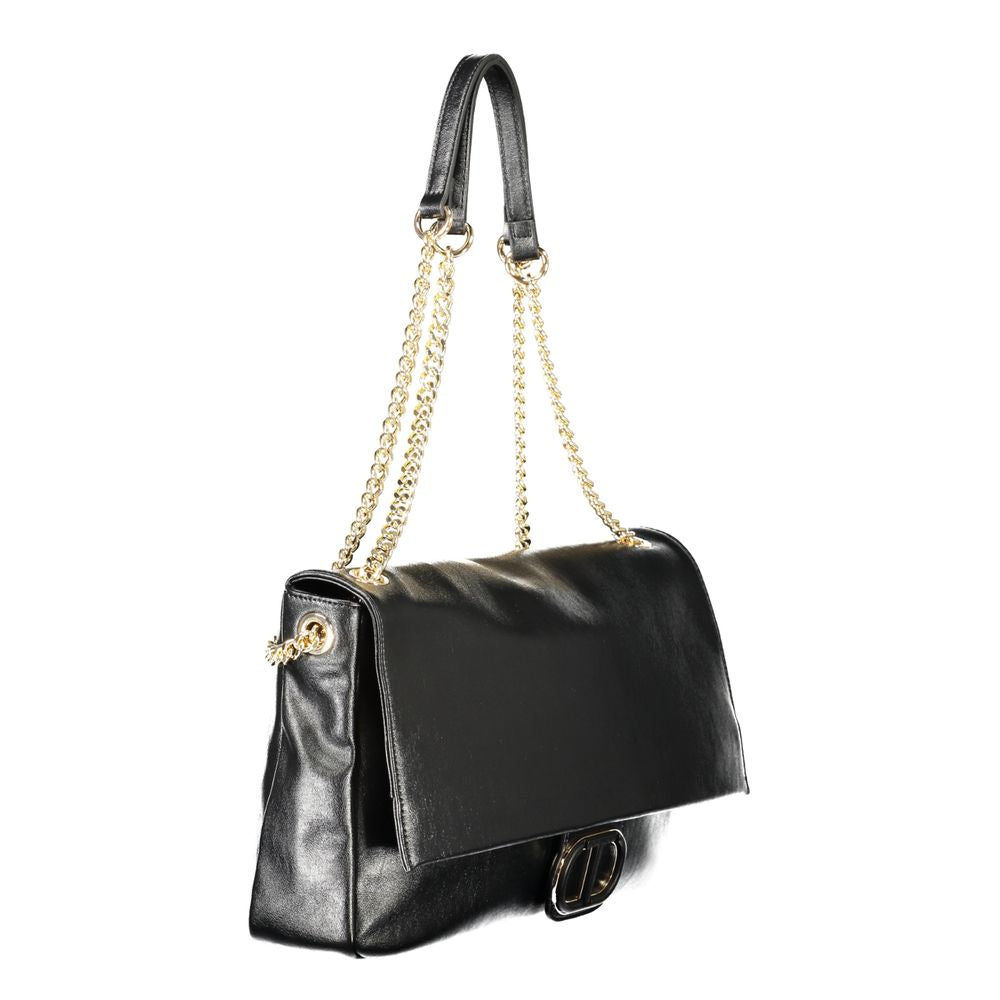 Twinset Nero Poliuretano Woman Shoulder Bag - ClickThatClicks 