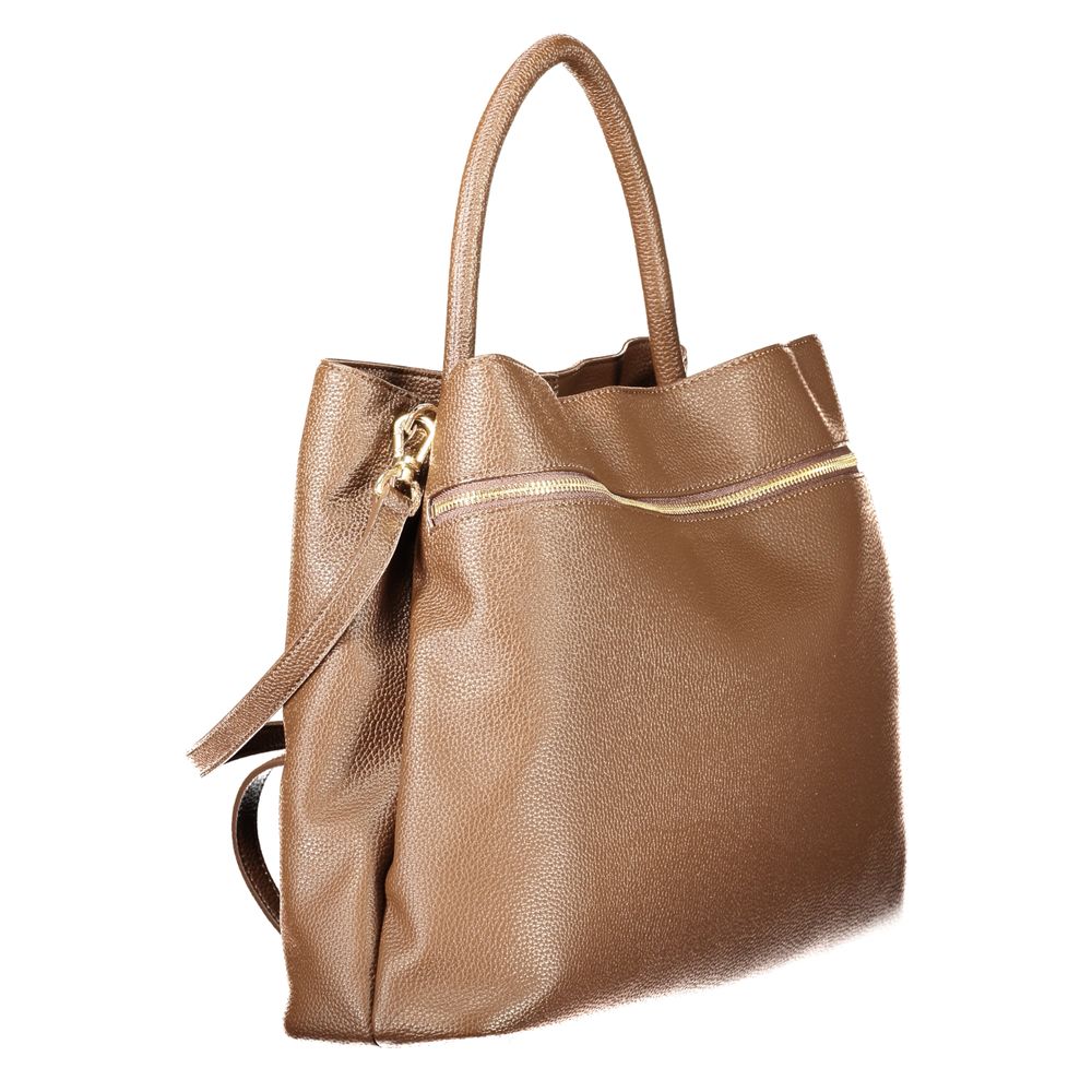 Twinset Marrone Poliuretano Woman Tote - ClickThatClicks 