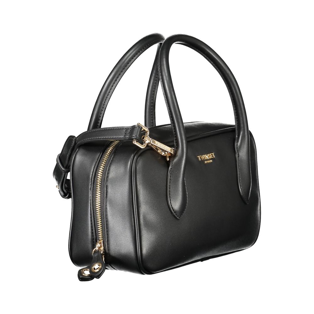Twinset Black Polyurethane Women Handbag - ClickThatClicks 