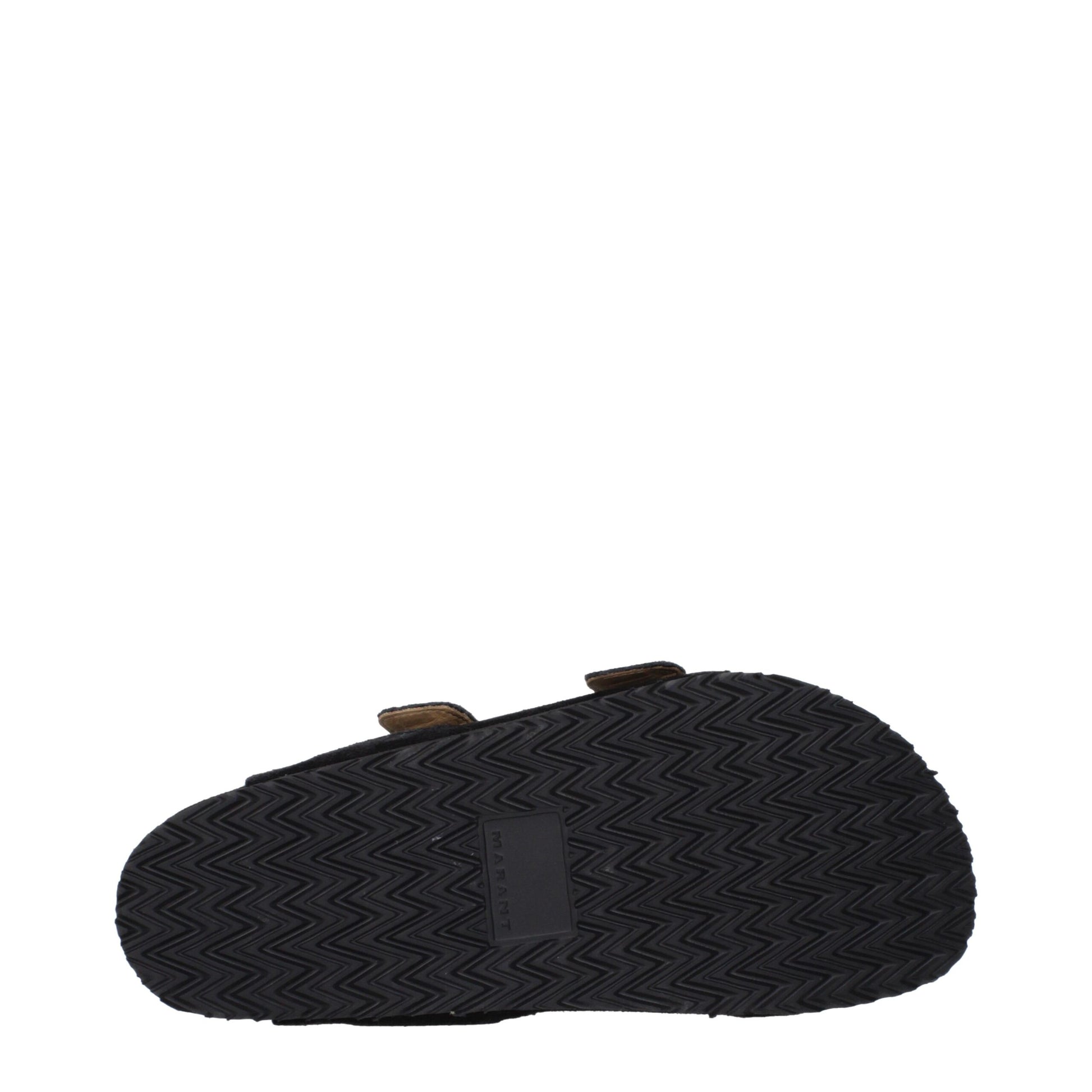 Isabel Marant Black Leather Slippers - ClickThatClicks 