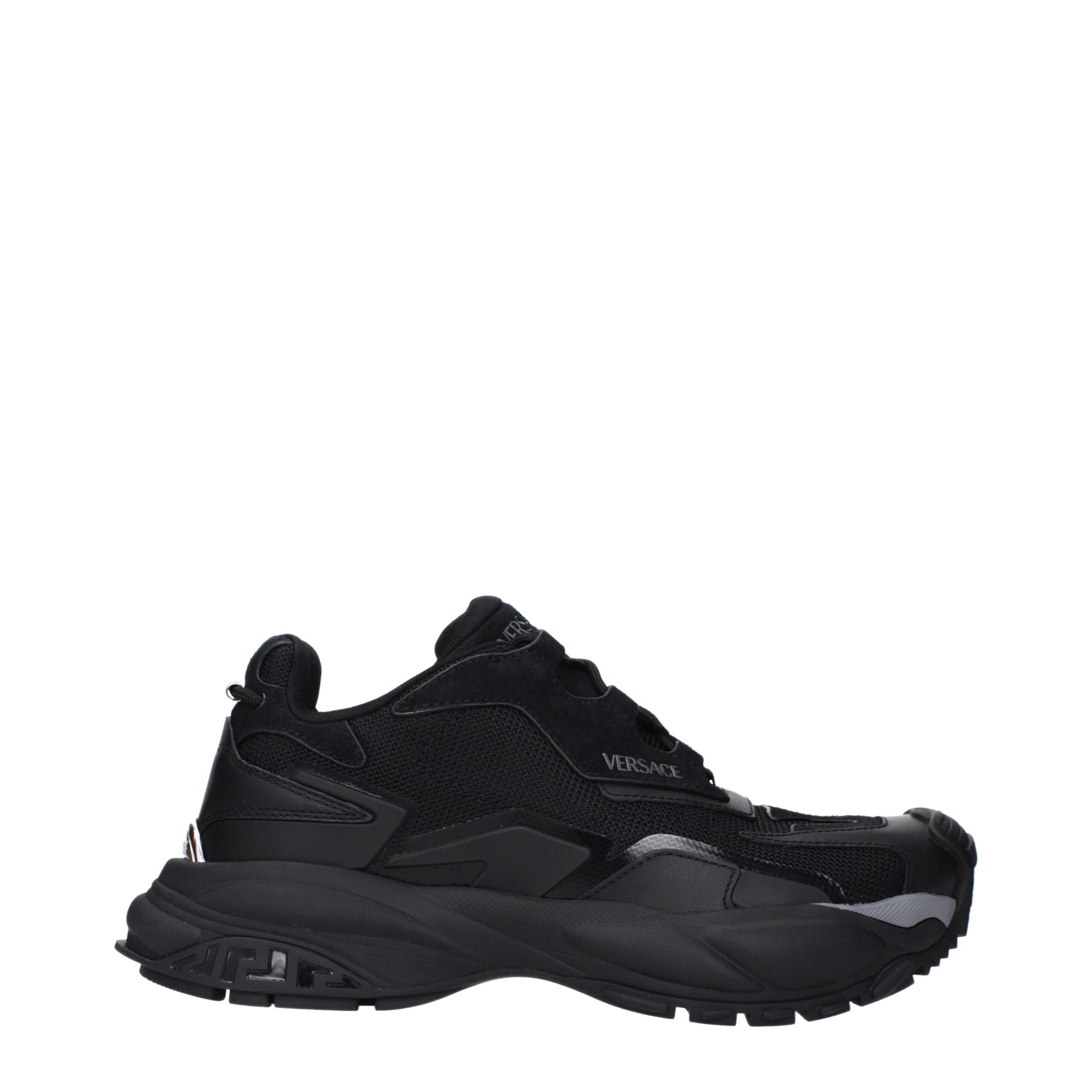 Versace Black Fabric Athletic Sneakers - ClickThatClicks 