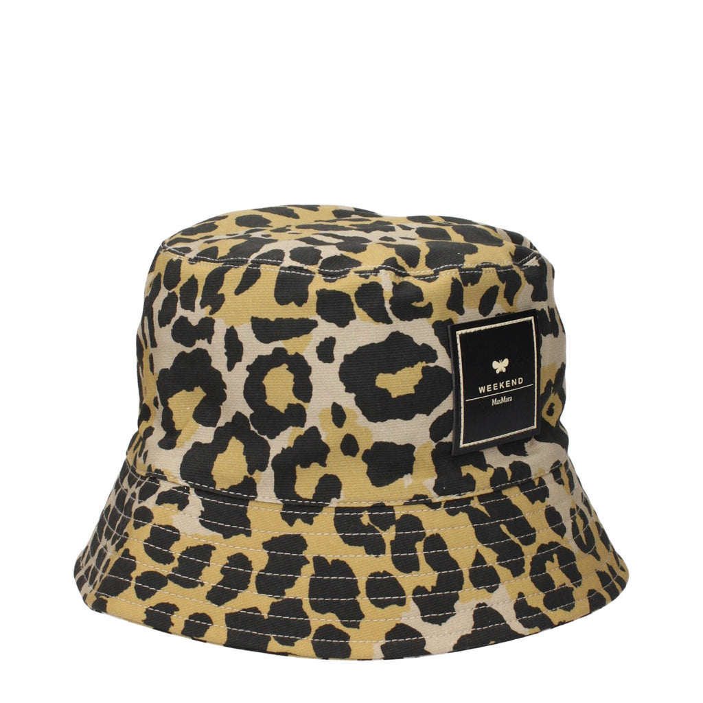 Max Mara Beige Cotton Bucket Hat