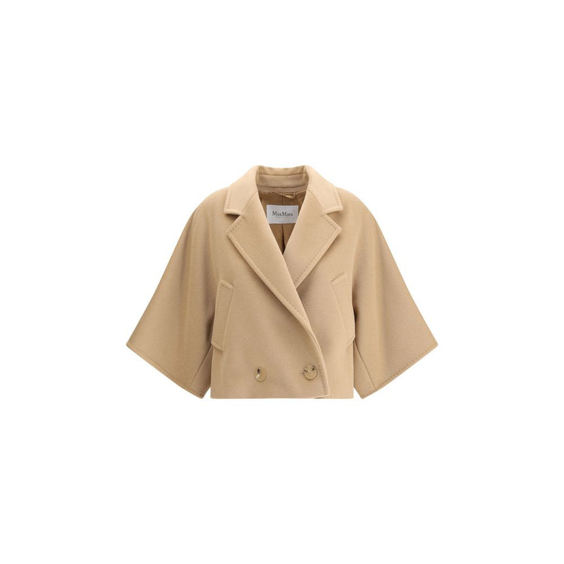 Max Mara Beige Wool Coat