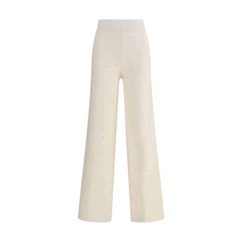 Max Mara Cream Viscose Casual Pants