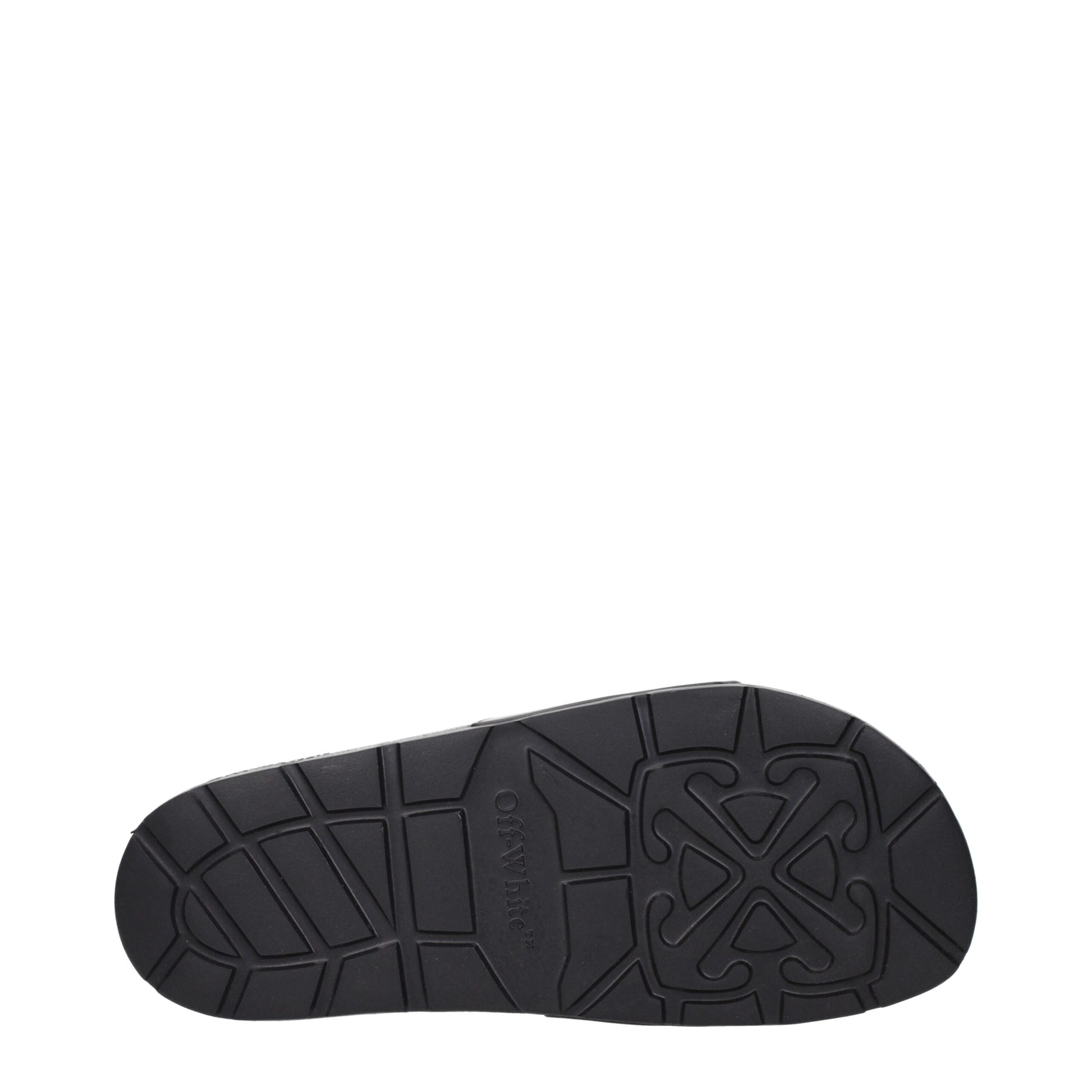 Off-White Black Cotton Slippers - ClickThatClicks 