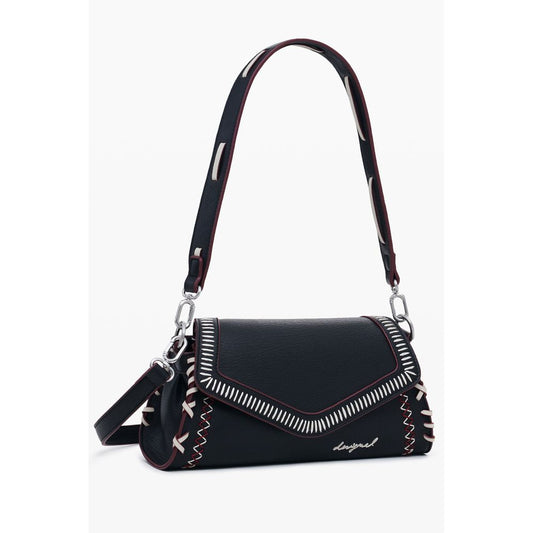 Desigual Nero Poliuretano Donna Borsa - ClickThatClicks 