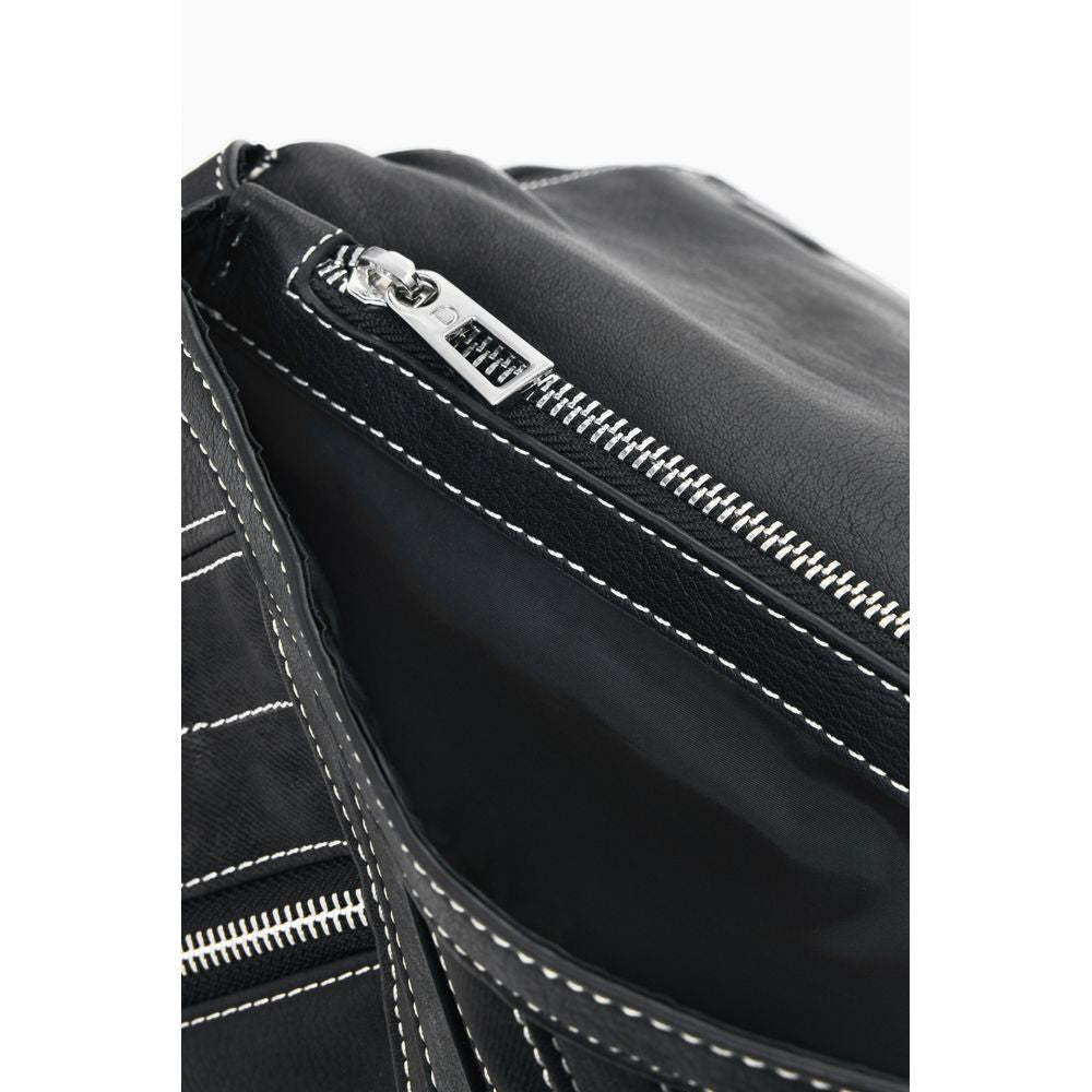 Desigual Black Polyurethane Women Backpack - ClickThatClicks 