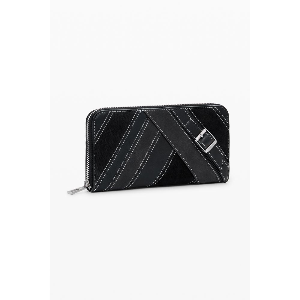 Desigual Nero Poliuretano Women Wallet - ClickThatClicks 
