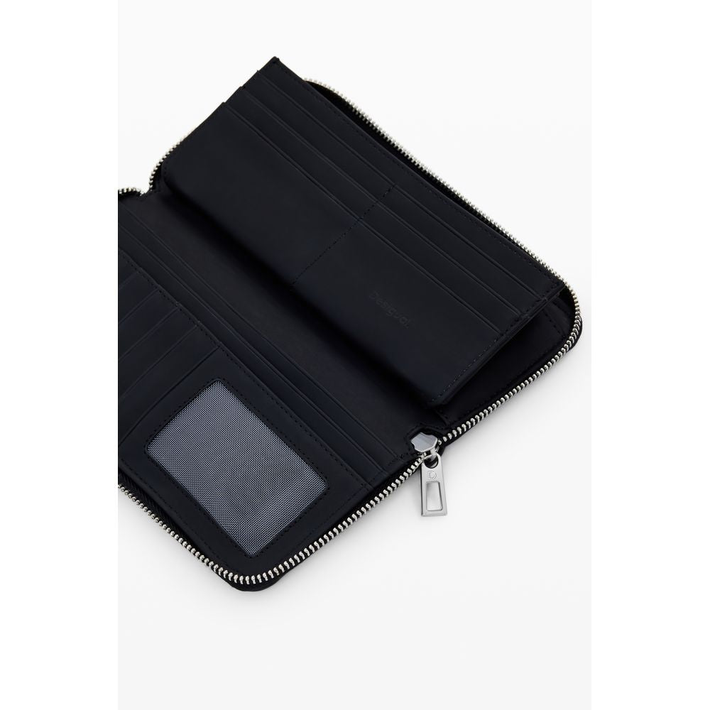 Desigual Nero Poliuretano Women Wallet - ClickThatClicks 