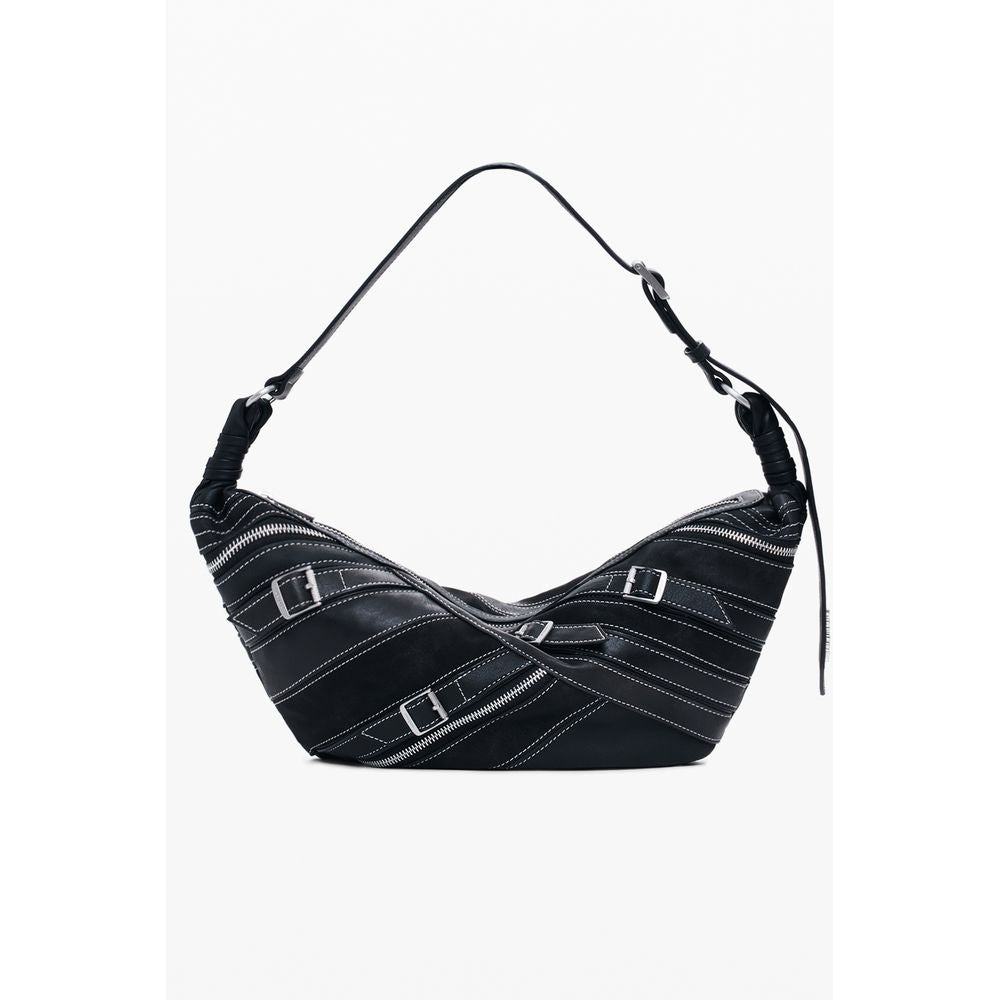 Desigual Nero Poliuretano Women Shoulder Bag - ClickThatClicks 