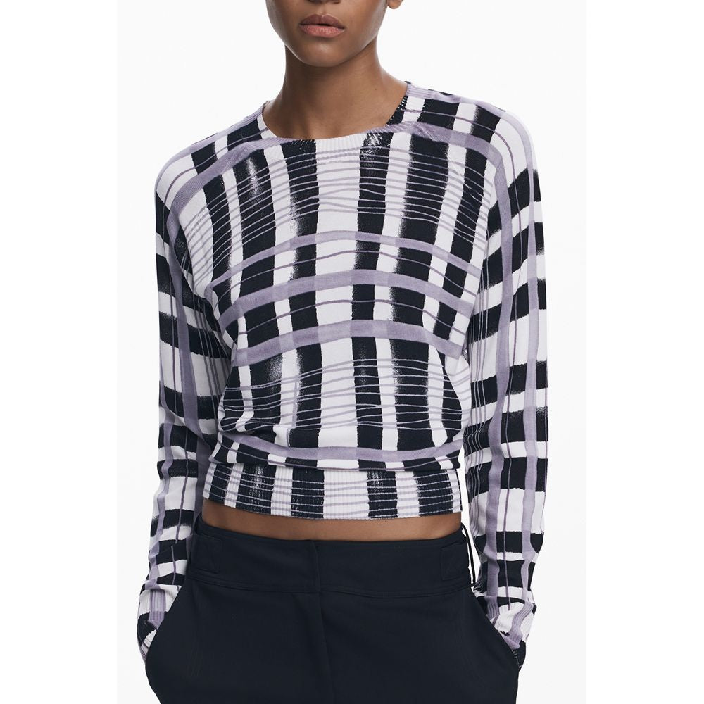 Desigual "Bianco Viscosa Womens Sweater" - ClickThatClicks 