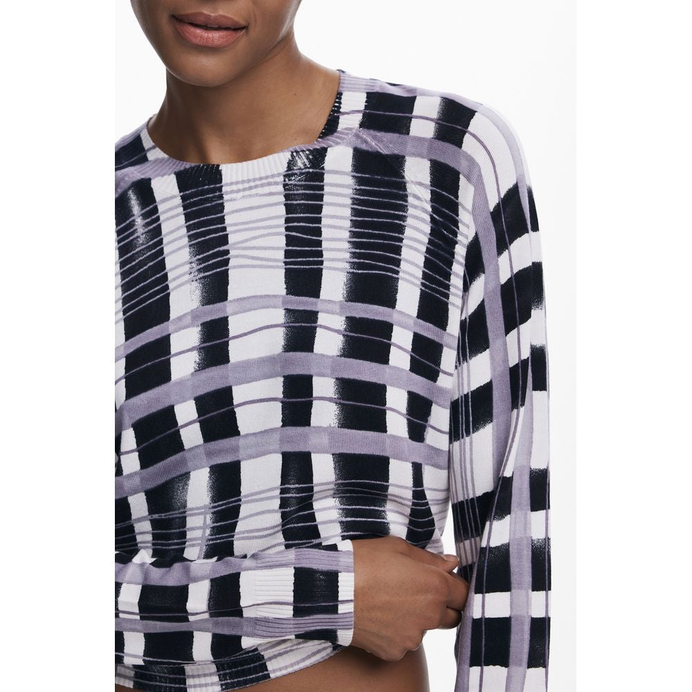 Desigual "Bianco Viscosa Womens Sweater" - ClickThatClicks 
