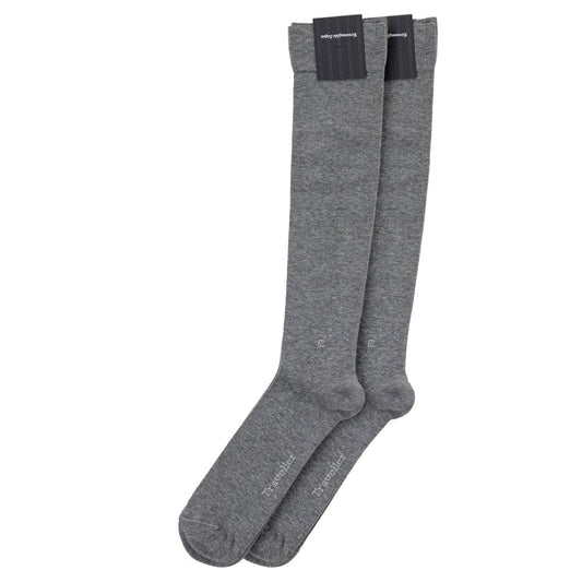 ZEGNA Gray Cotton Socks - ClickThatClicks 