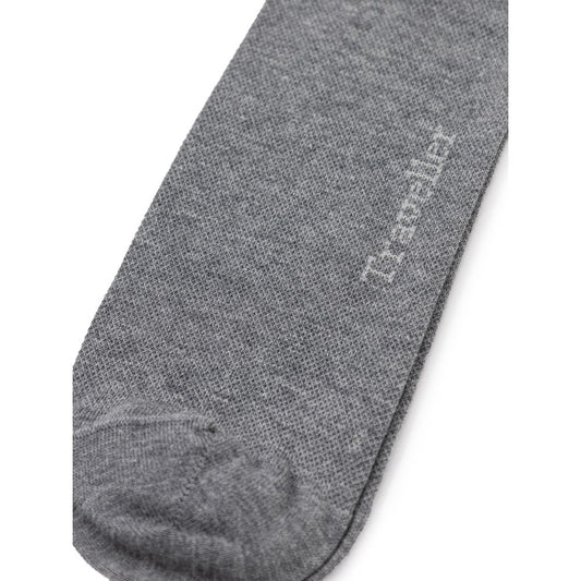 ZEGNA Gray Cotton Socks - ClickThatClicks 