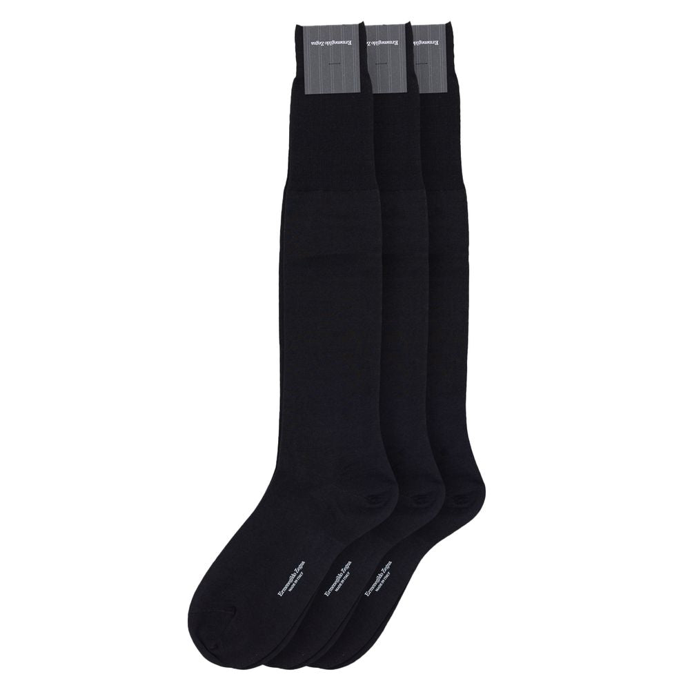 ZEGNA Black Wool Socks - ClickThatClicks 