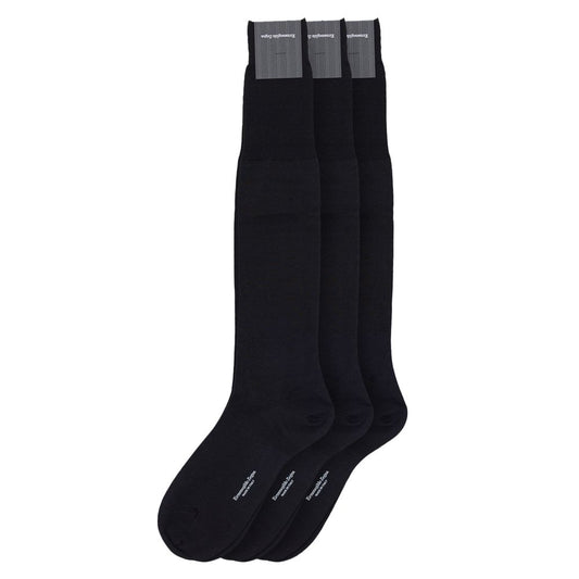 ZEGNA Black Wool Socks - ClickThatClicks 