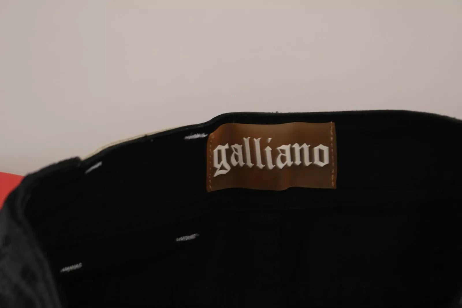 John Galliano Black Washed High Waist Flared Denim Casual Pants Jeans - ClickThatClicks 