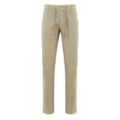 Jacob Cohen Beige Cotton Casual Pants - ClickThatClicks 