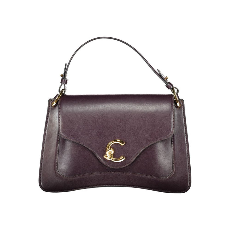Coccinelle Purple Leather Handbag