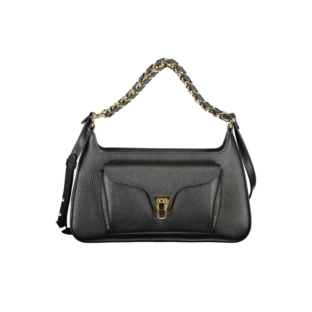 Coccinelle Nero Leather Women Handbag - ClickThatClicks 