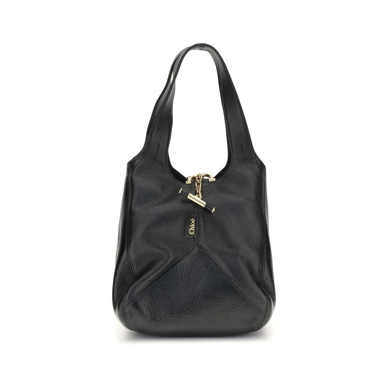 Chloé Black Buffalo Leather Shoulder Bag