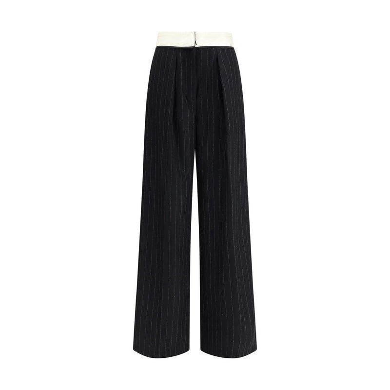 Forte_Forte Black Wool Dress Pants