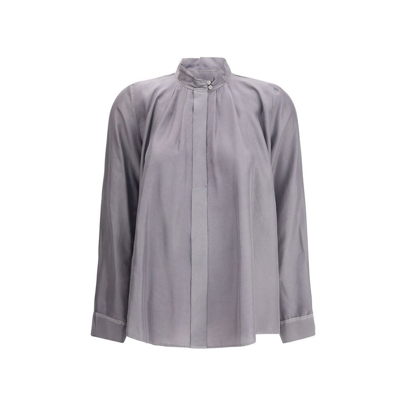 Forte_Forte Gray Silk Shirt