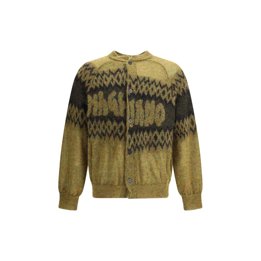 Magliano Yellow Mohair Cardigan