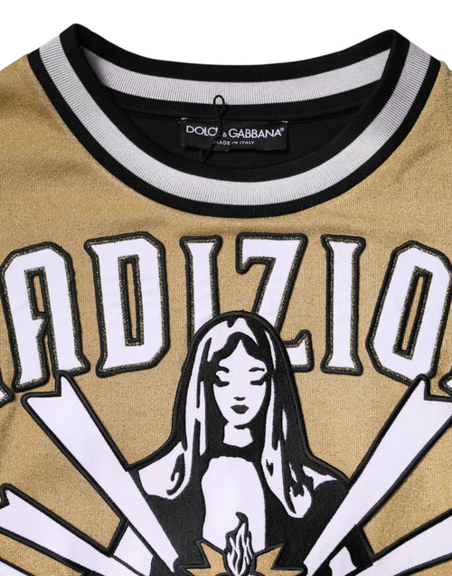 Dolce & Gabbana Multicolor Tradizione E Devotion Sweatshirt Sweater - ClickThatClicks 