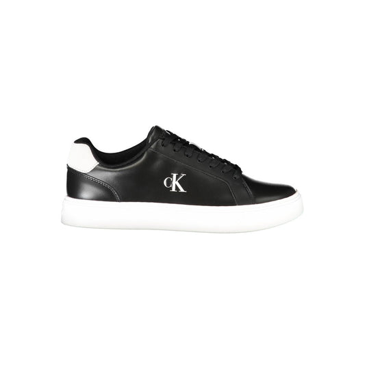 Calvin Klein Black Polyurethane Men Sneaker - ClickThatClicks 