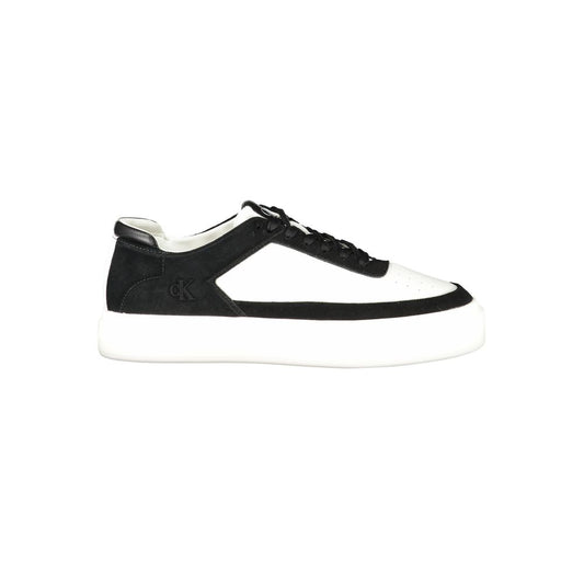 Calvin Klein Bianco Polyurethane Men Sneaker - ClickThatClicks 