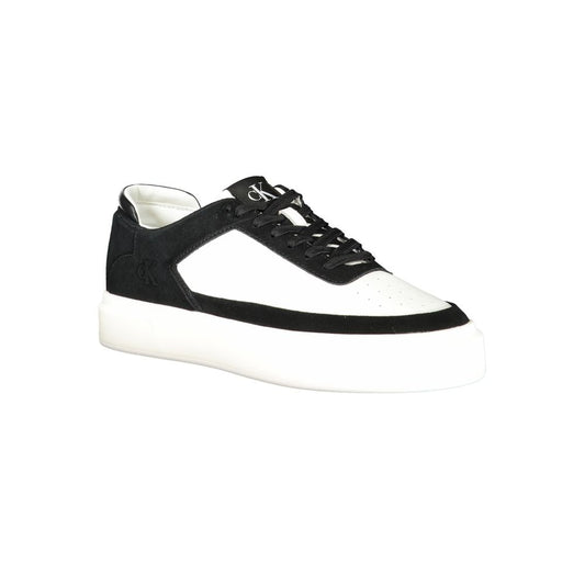 Calvin Klein Bianco Polyurethane Men Sneaker - ClickThatClicks 