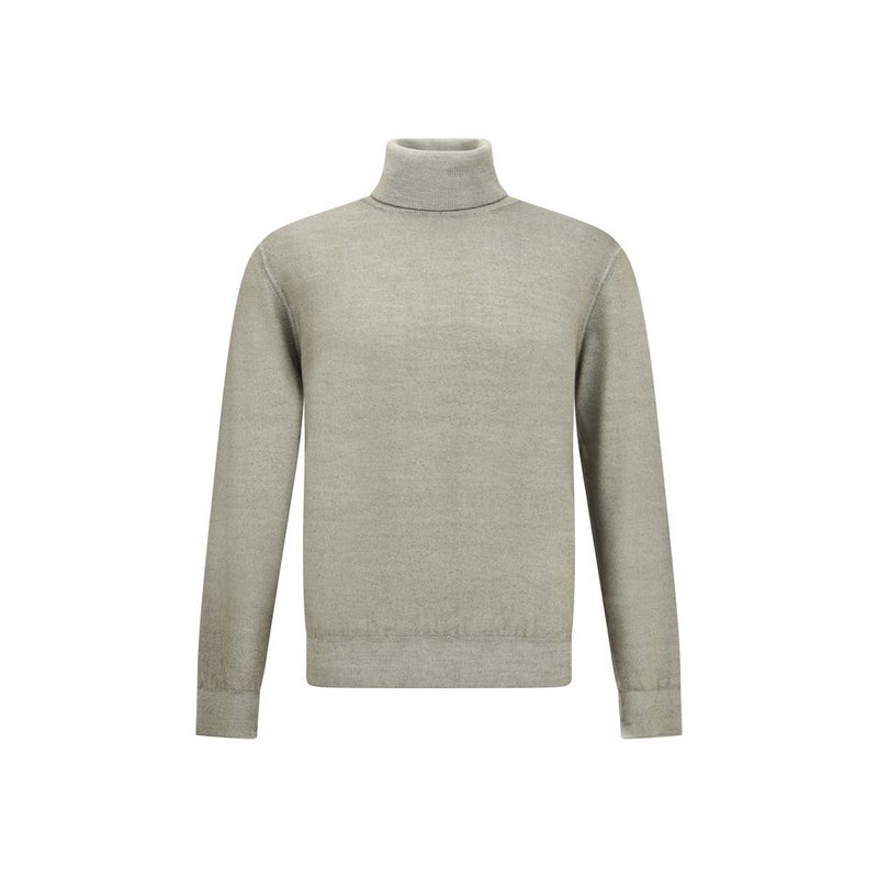 Cruciani Green Wool Turtleneck