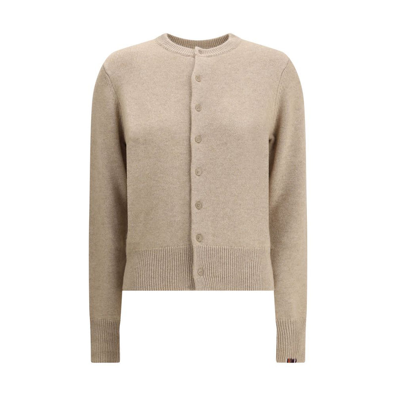 Extreme Cashmere Beige Cashmere Cardigan