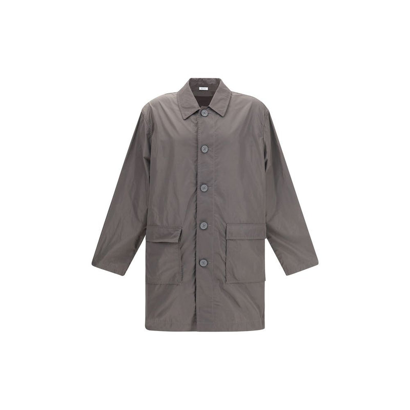 Thom Browne Brown Polyester Trench Coat