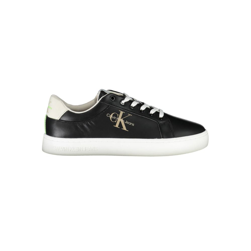 Calvin Klein Black Polyester Sneaker