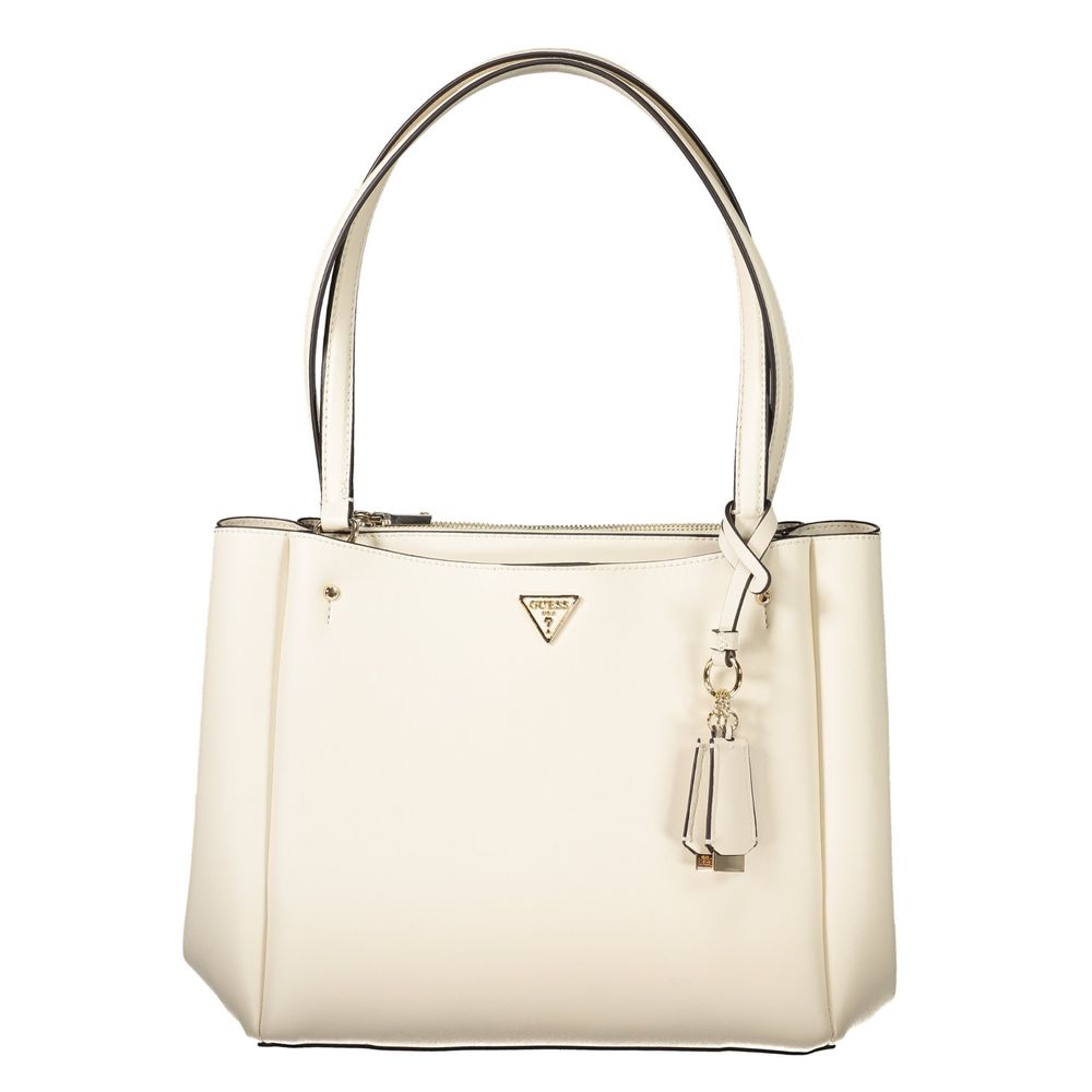 Guess Jeans Bianco Polyurethane Women Handbag - ClickThatClicks 