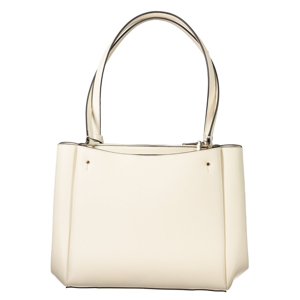 Guess Jeans Bianco Polyurethane Women Handbag - ClickThatClicks 