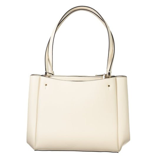 Guess Jeans Bianco Polyurethane Women Handbag - ClickThatClicks 