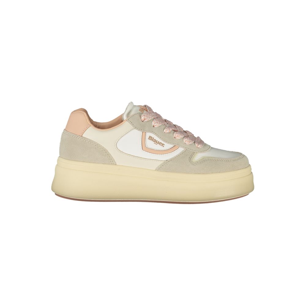 Blauer Bianco Polyurethane Women Sneaker - ClickThatClicks 