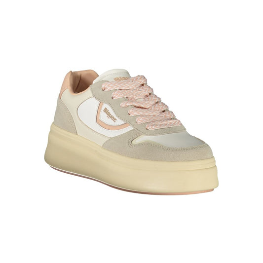 Blauer Bianco Polyurethane Women Sneaker - ClickThatClicks 