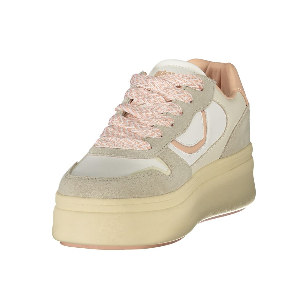 Blauer Bianco Polyurethane Women Sneaker - ClickThatClicks 