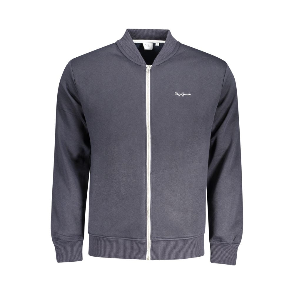Pepe Jeans Blue Cotton Men's Sweatshirt - ClickThatClicks 